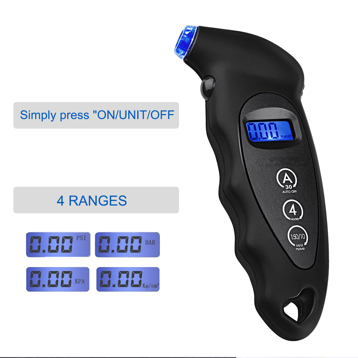 High Precision Tire Digital Tire Pressure Gauge Digital Tire Pressure Gauge Multifunctional Tire Pressure Gauge