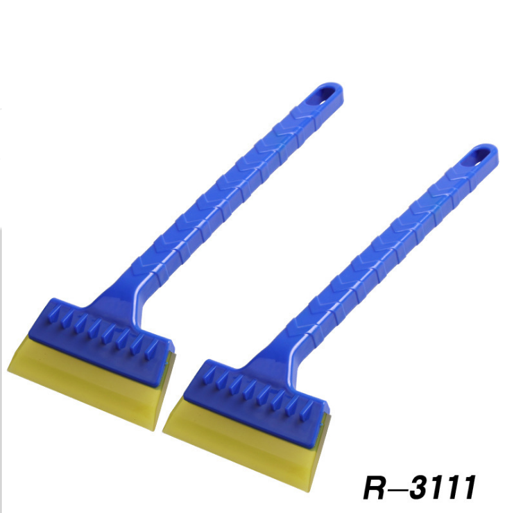 Car Supplies Long Handle Beef Tendon Wiper Snow Shovel Ice Scoop Snow Scrapper with Snow Trough Snow Shovel Does Not Hurt Car Paint R-3111
