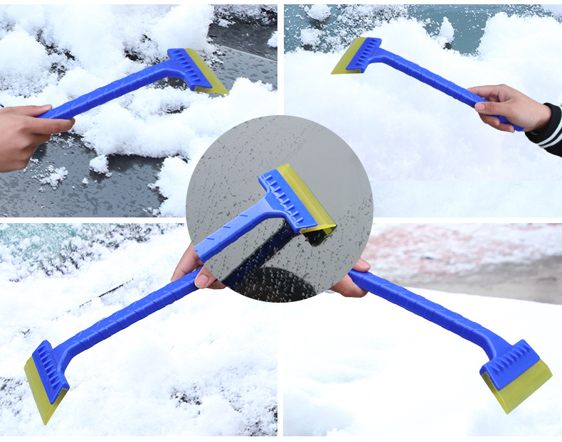 Car Supplies Long Handle Beef Tendon Wiper Snow Shovel Ice Scoop Snow Scrapper with Snow Trough Snow Shovel Does Not Hurt Car Paint R-3111 Car Supplies Long Handle Beef Tendon Wiper Snow Shovel Ice Scoop Snow Scrapper with Snow Trough Snow Shovel Does Not Hurt Car Paint R-3111