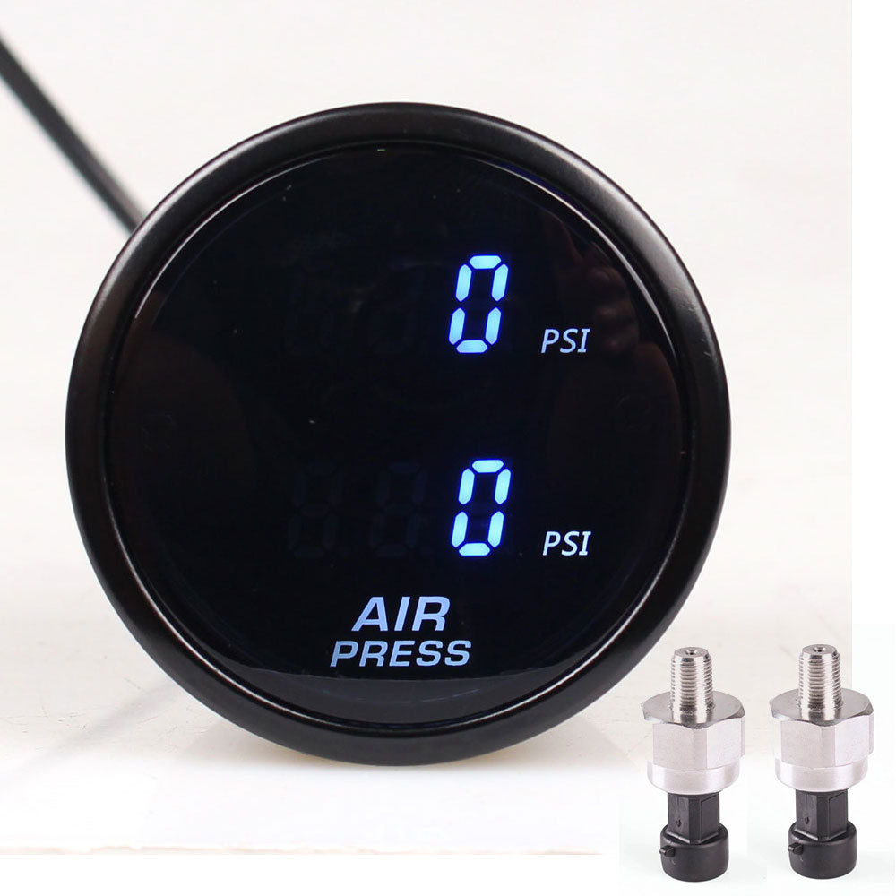 2Inch Digital Display Psi Car Air Pressure Gauge Pneumatic Shock Absorber Pressure Gauge Car Gas Tank Air Pressure 2Inch Digital Display Psi Car Air Pressure Gauge Pneumatic Shock Absorber Pressure Gauge Car Gas Tank Air Pressure