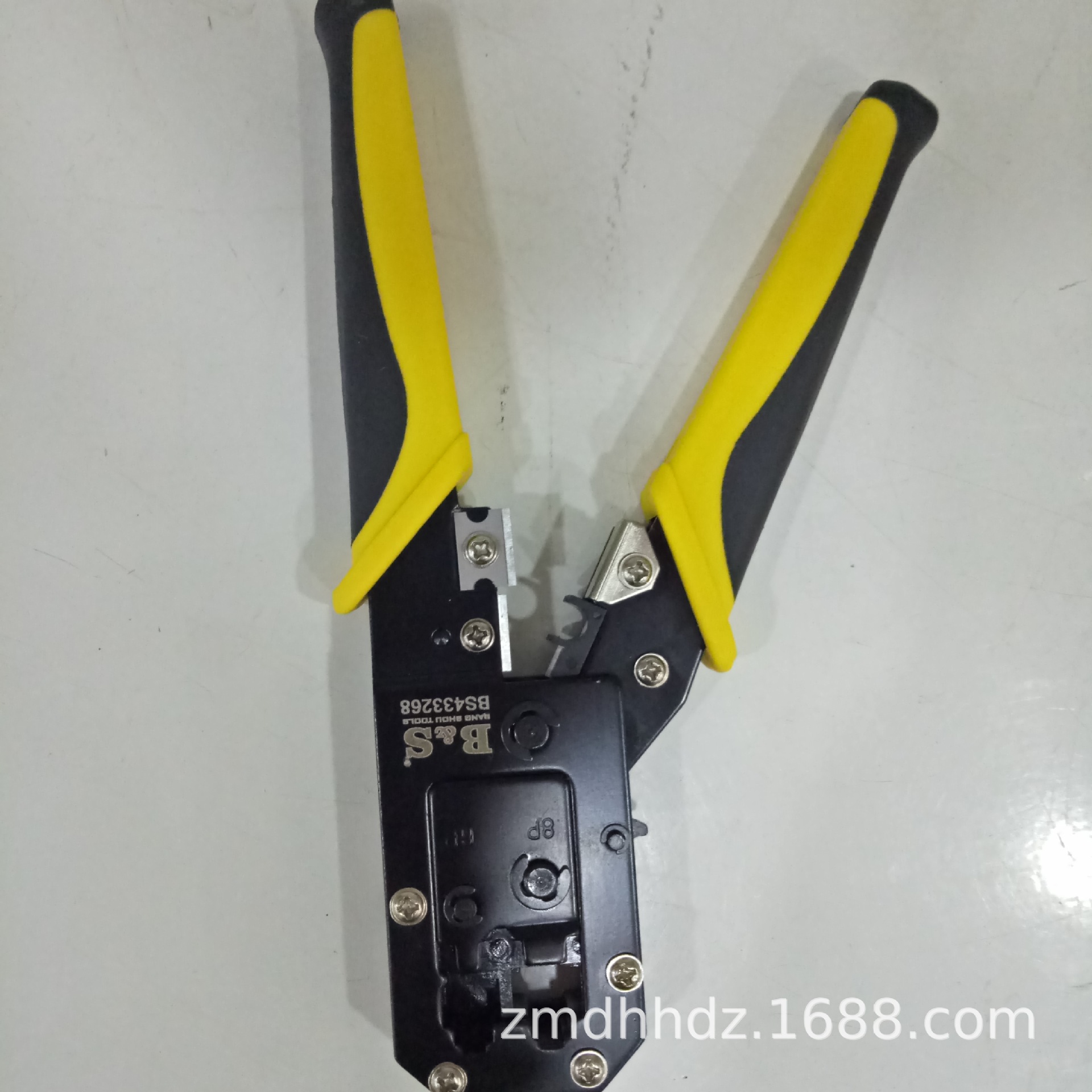 Bs433268 Carbon Steel Mesh Pliers Dual-Use Network Cable Pliers Wire Crimper Network Terminal Clamp Press Plier in Stock Wholesale