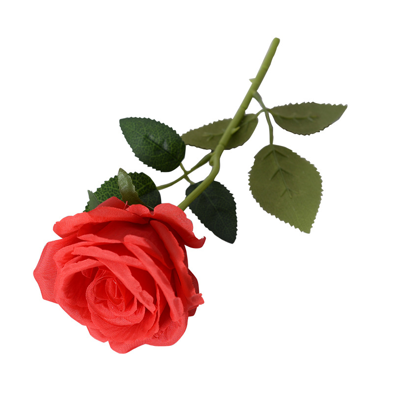 Internet Celebrity Bounce Ball Rose Bouquet Night Market Stall Qixi Festival Valentine &#039;S Day Short Support Thick Pen Artificial Rose