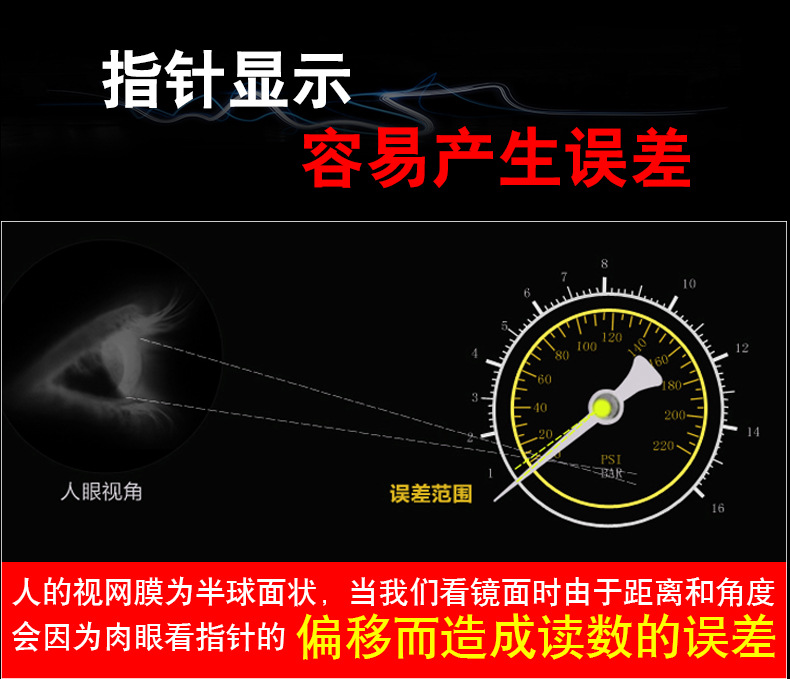 Car Tire Barometer Tire Pressure with Inflatable Digital Display Electronic Pressure Testing Meter Tire Pressure Gauge Monitor Car Tire Barometer Tire Pressure with Inflatable Digital Display Electronic Pressure Testing Meter Tire Pressure Gauge Monitor