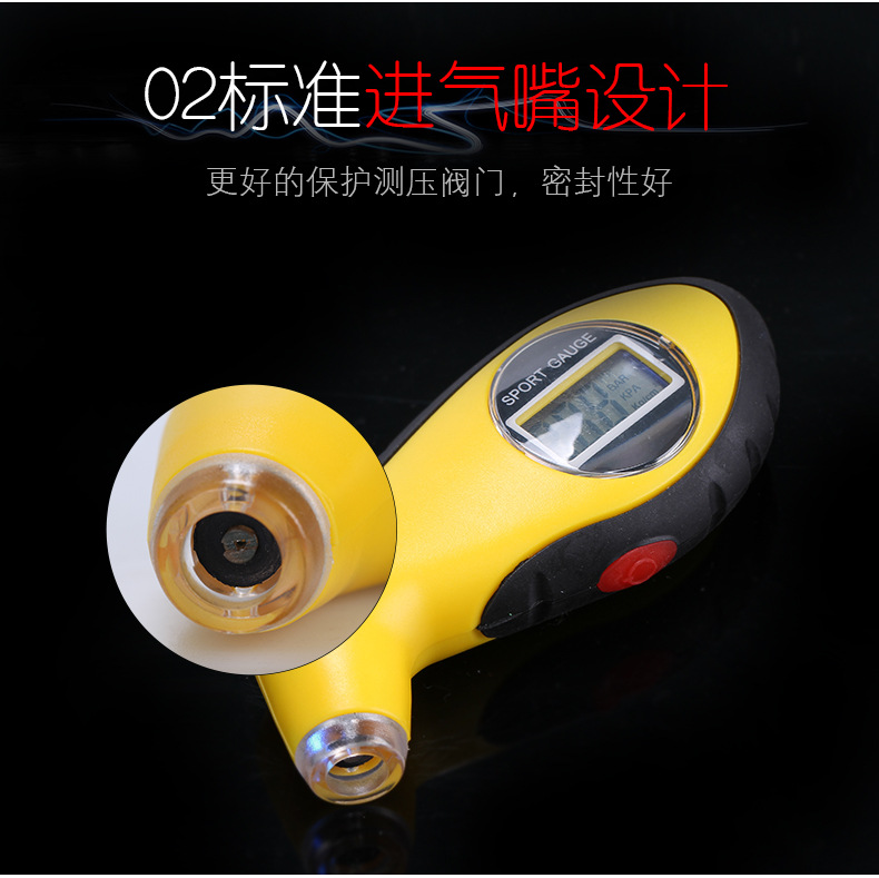 Car Tire Barometer Tire Pressure with Inflatable Digital Display Electronic Pressure Testing Meter Tire Pressure Gauge Monitor Car Tire Barometer Tire Pressure with Inflatable Digital Display Electronic Pressure Testing Meter Tire Pressure Gauge Monitor
