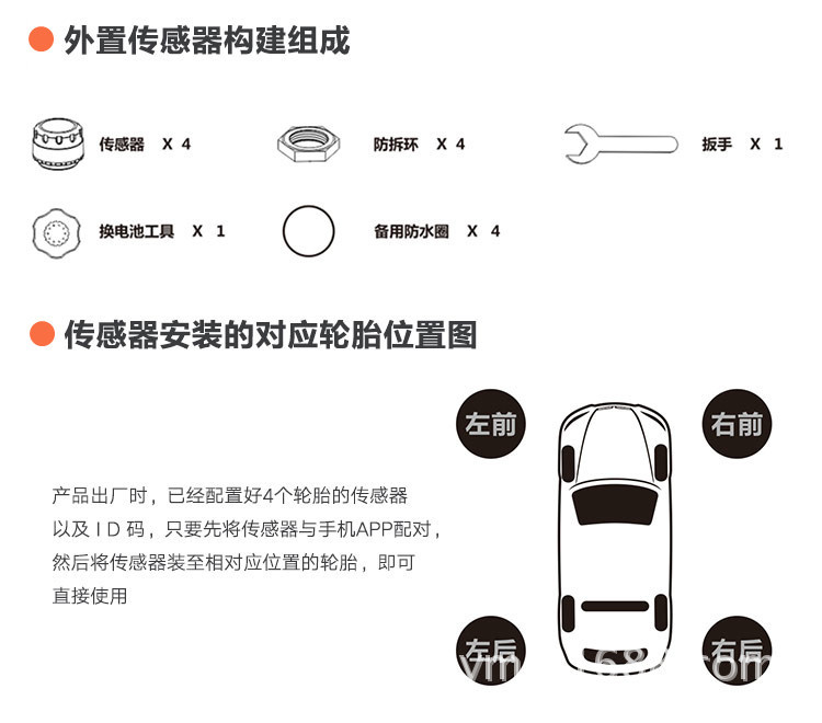 Bluetooth Tire Pressure Monitoring Car Wireless Tire Pressure Monitor Tire Pressure Gauge TPMS Tire Pressure Gauge Alarm Bluetooth Tire Pressure Monitoring Car Wireless Tire Pressure Monitor Tire Pressure Gauge TPMS Tire Pressure Gauge Alarm