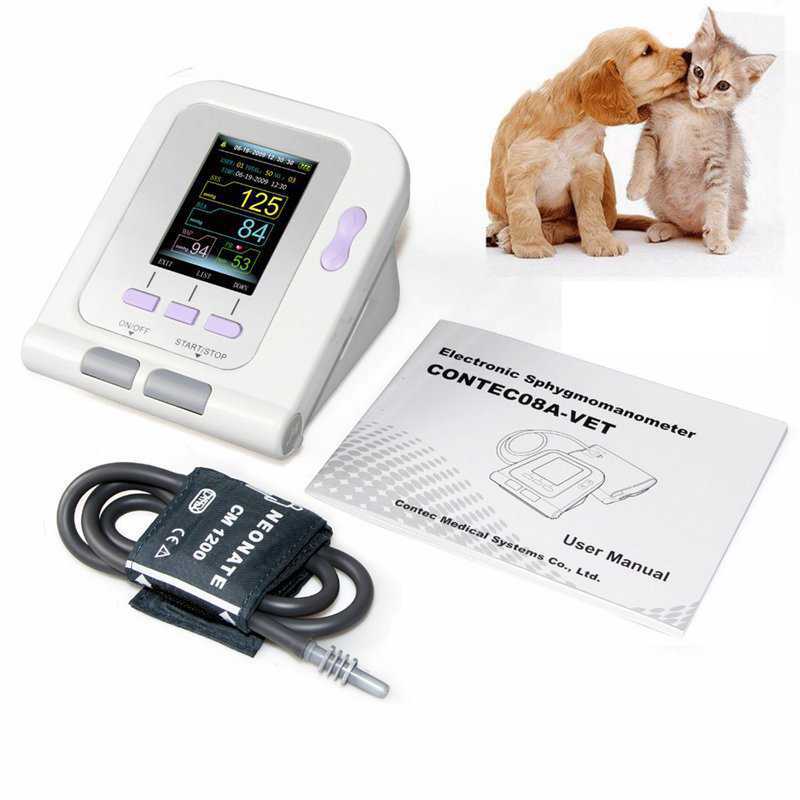 Veterinary Blood Pressure Gauge Animal Pressure Measurement Dogs and Cats Pet Sphygmomanometer Cuff Blood Oxygen Tongue Clip Probe Measurement Veterinary Blood Pressure Gauge Animal Pressure Measurement Dogs and Cats Pet Sphygmomanometer Cuff Blood Oxygen Tongue Clip Probe Measurement