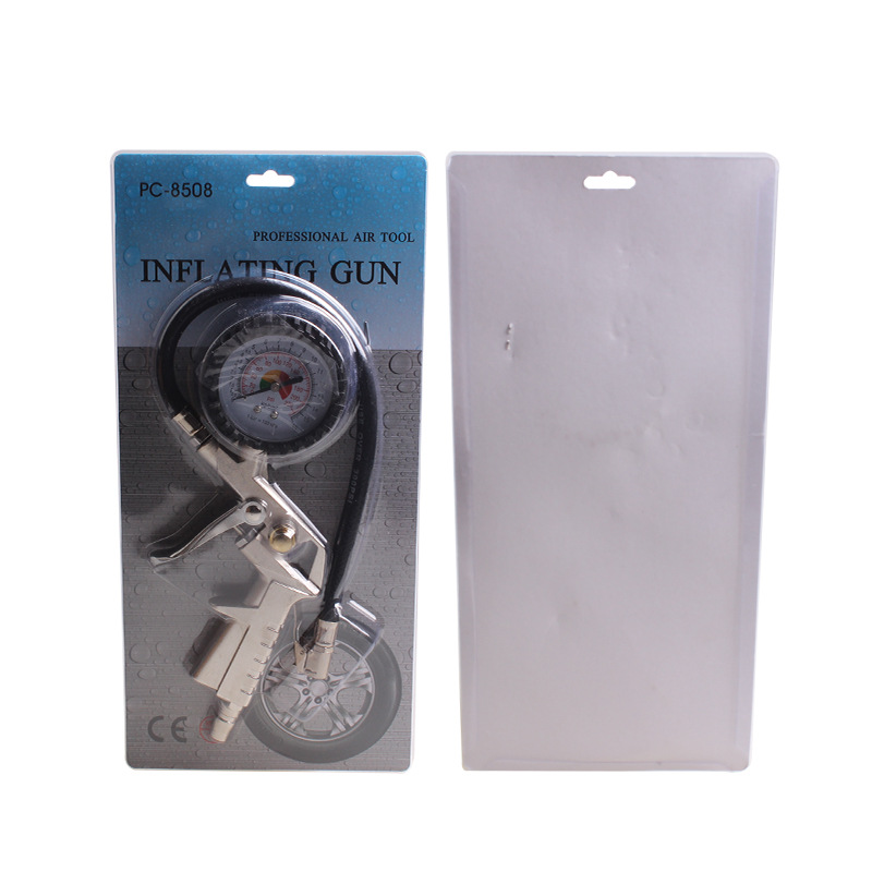 Gun Tire Pressure Gauge Multifunctional Tire Pressure Gauge of Automobile Tire Pressure Gauge Inflatable Gun PC8508