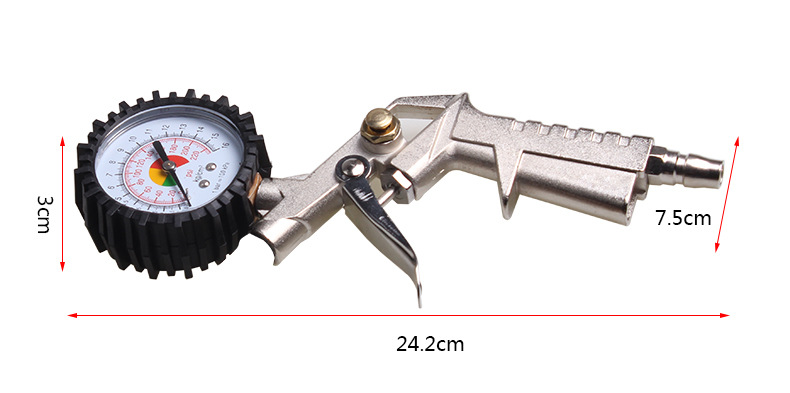 Gun Tire Pressure Gauge Multifunctional Tire Pressure Gauge of Automobile Tire Pressure Gauge Inflatable Gun PC8508 Gun Tire Pressure Gauge Multifunctional Tire Pressure Gauge of Automobile Tire Pressure Gauge Inflatable Gun PC8508