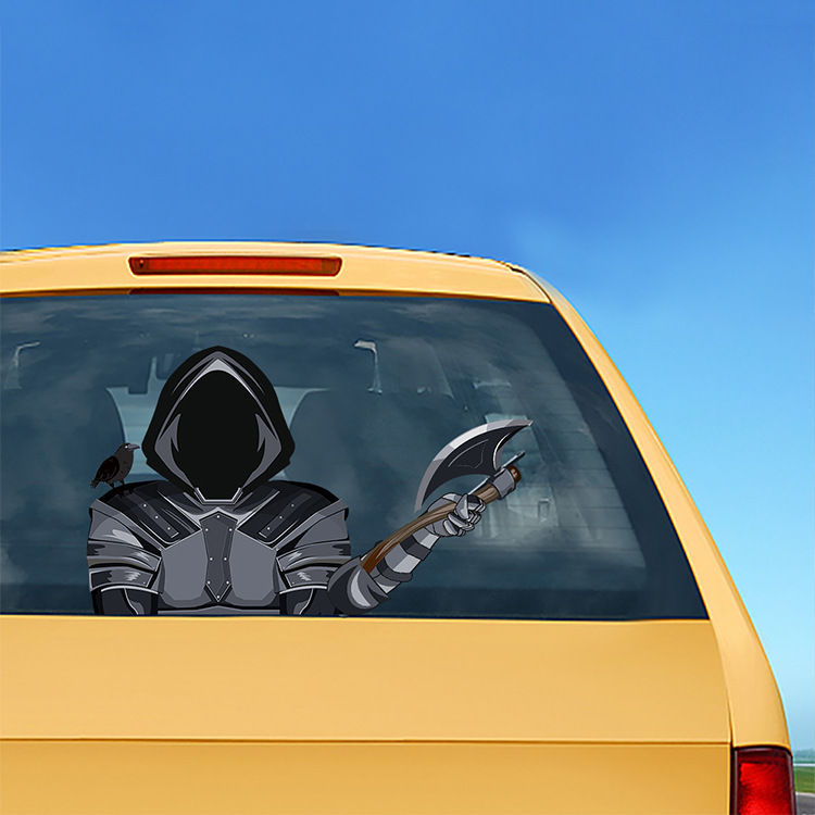 Foreign Trade Popular Halloween Wiper Stickers Removable Car Rear Window Wiper Stickers Car Bumper Stickers Decoration