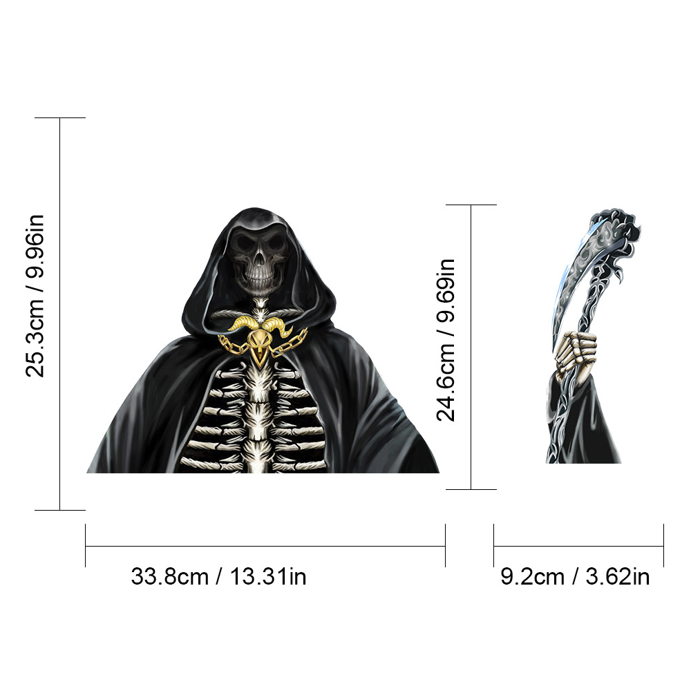 Foreign Trade Popular Halloween Wiper Stickers Removable Car Rear Window Wiper Stickers Car Bumper Stickers Decoration