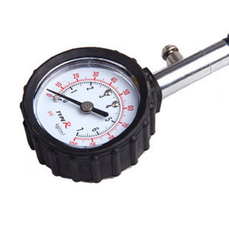 of Automobile Car Digital Display Tire Pressure Gauge Monitoring Stainless Steel Tire Pressure Gauge Pressure Gauge