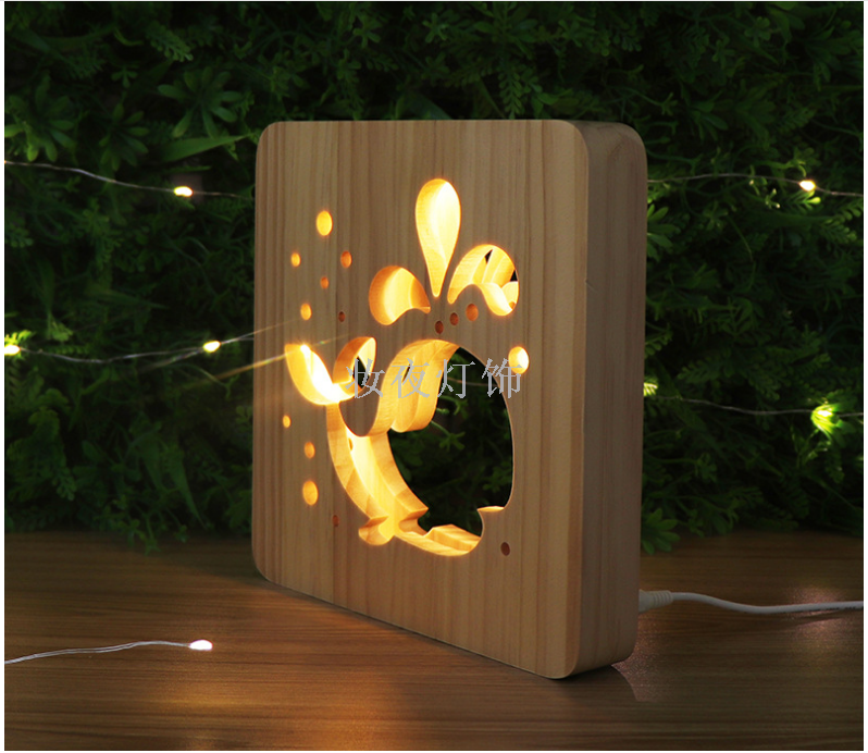 Cross-border products solid wood carving lovely whale table lamp creative gifts novelty small night lights support Cross-border products solid wood carving lovely whale table lamp creative gifts novelty small night lights support