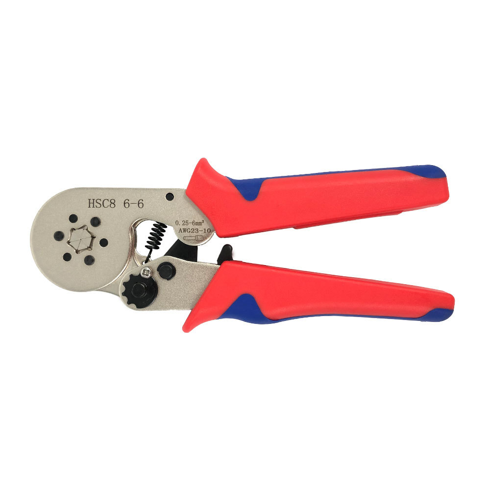 Factory Direct Sales Hcs8 6-6 Tube Type Terminal Crimping Pliers Set Multi-Specification Multifunction Pliers Press Plier