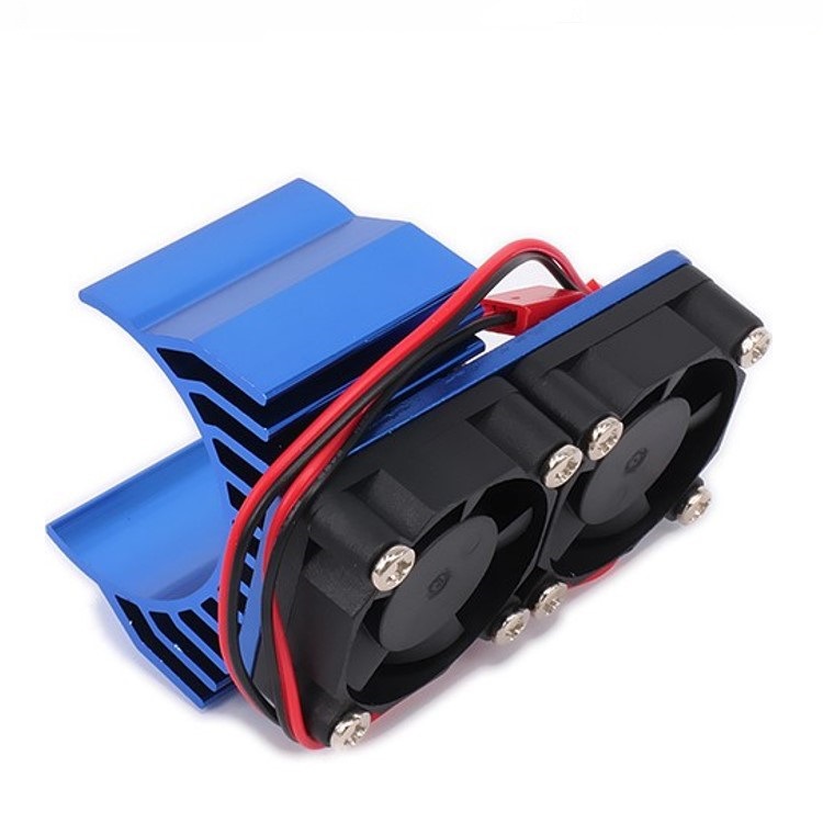 540 550 Motor Cooling Fin Motor Cooling Fin with Twin Fan Applicable Brush and Brushless Motor