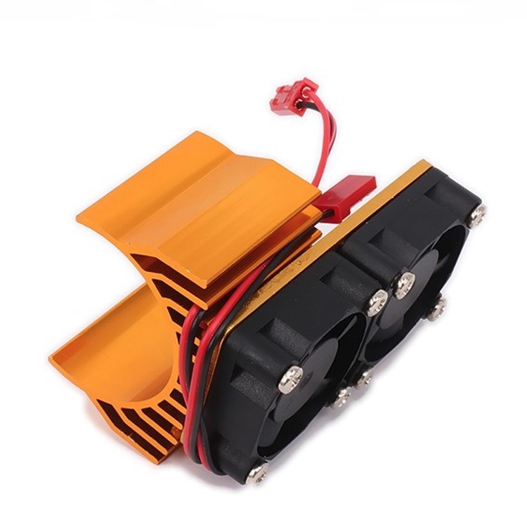 540 550 Motor Cooling Fin Motor Cooling Fin with Twin Fan Applicable Brush and Brushless Motor
