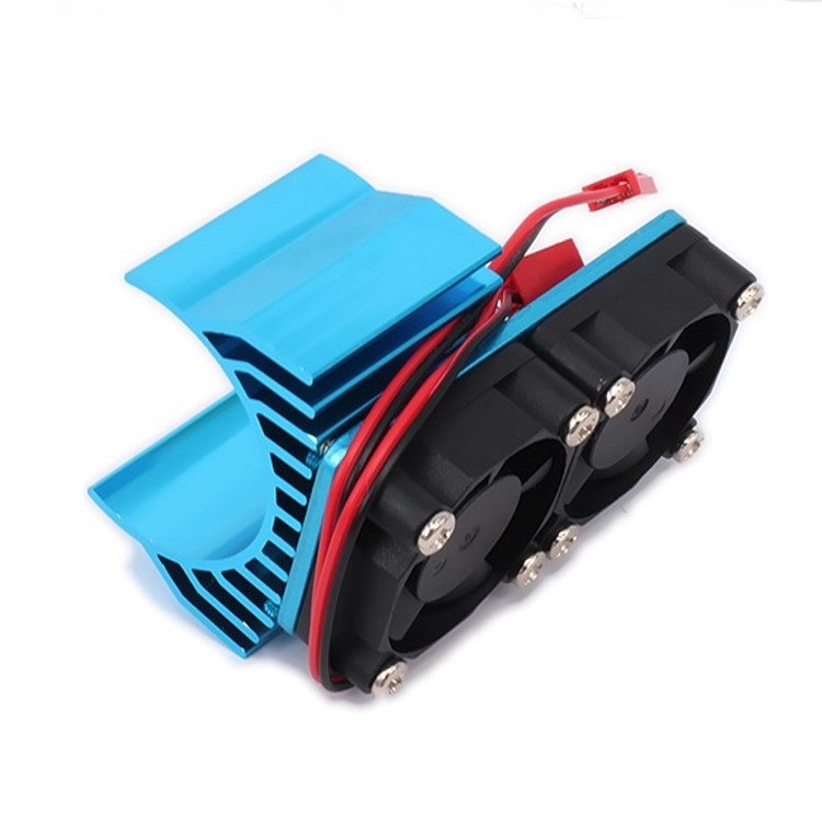 540 550 Motor Cooling Fin Motor Cooling Fin with Twin Fan Applicable Brush and Brushless Motor