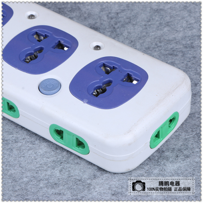Socket bank plug bank terminal board independent switch side Socket overload protection plug board Socket bank plug bank terminal board independent switch side Socket overload protection plug board