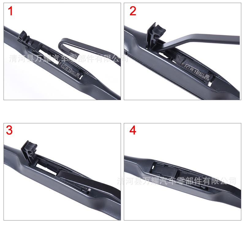 Factory Hot Sale Three-Section Car Wiper Wiper Boneless Wiper Blade Wiper Blade One Piece Dropshipping