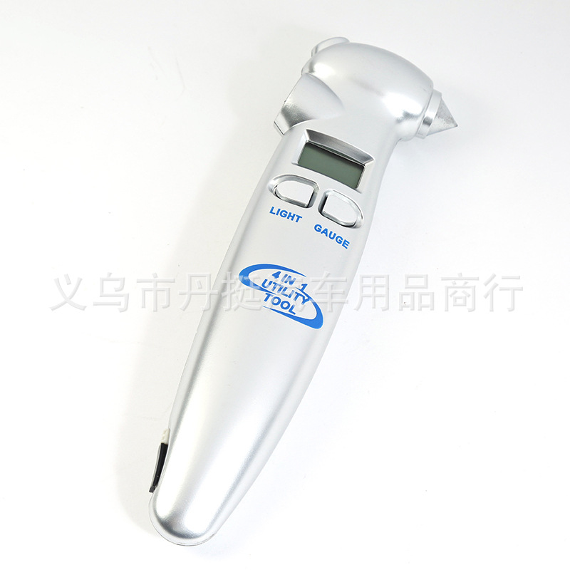 Digital Display Tire Pressure Gauge Multifunctional Tire Pressure Gauge Silver 4-in-1 Tire Pressure Gauge Accurate High Quality Pressure Gauge Digital Display Tire Pressure Gauge Multifunctional Tire Pressure Gauge Silver 4-in-1 Tire Pressure Gauge Accurate High Quality Pressure Gauge