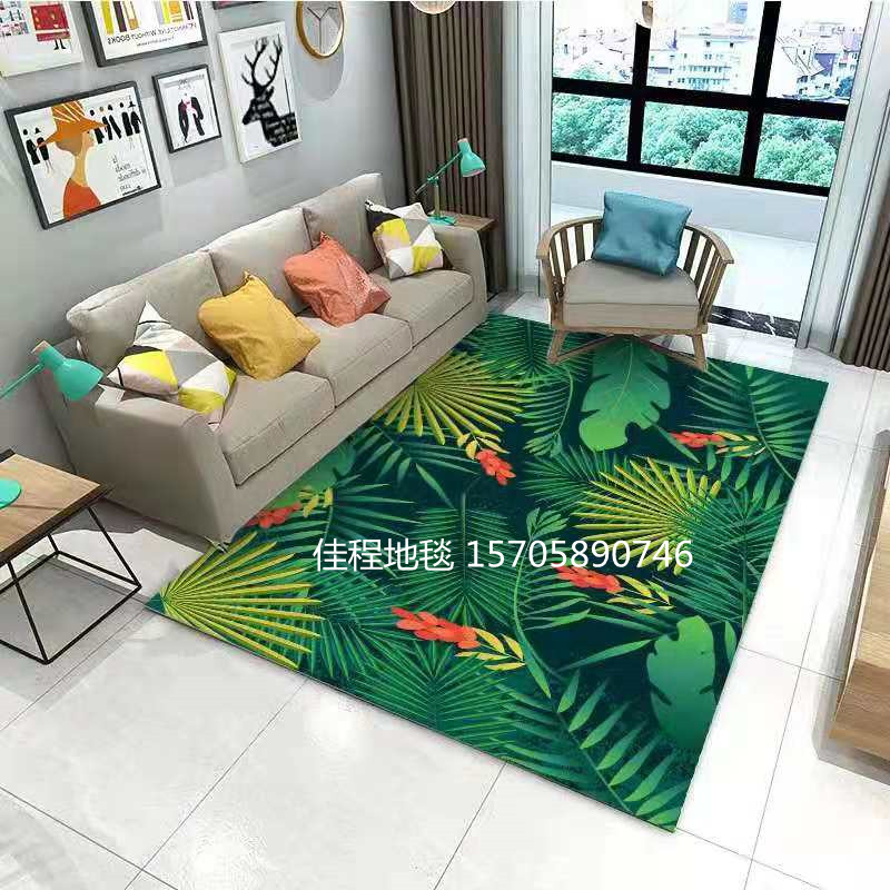New 3D HD Printing Carpet Living Room Blanket Bedside Blanket Table Carpet Spray Printing Floor Mat Support Custom mat