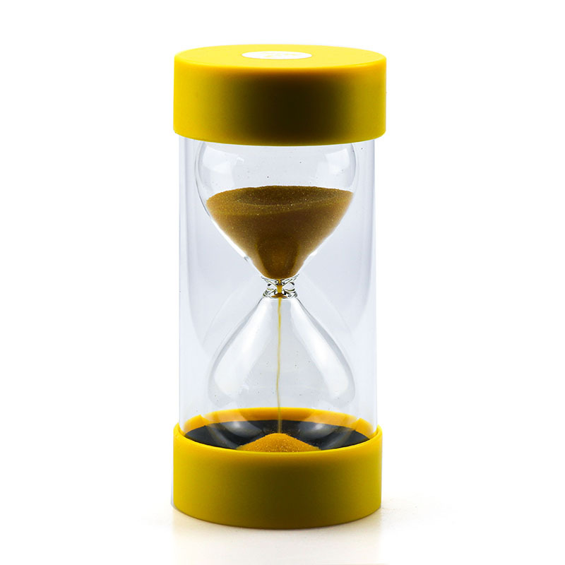 Support 3/5/10/30 Minutes Children&#039;s Toy Timer Creative Decoration round Cover Plastic Hourglass