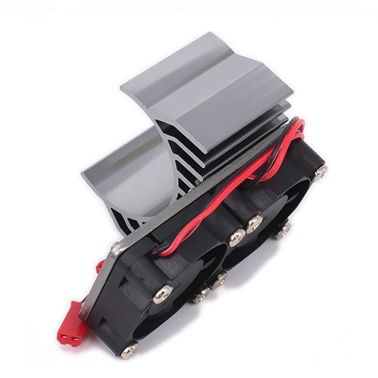 540 550 Motor Cooling Fin Motor Cooling Fin with Twin Fan Applicable Brush and Brushless Motor