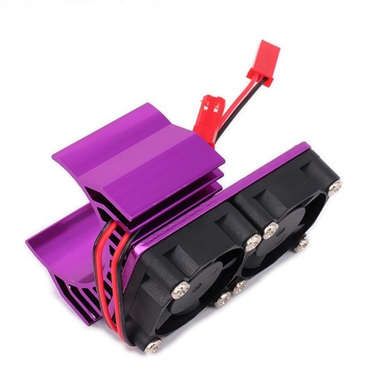 540 550 Motor Cooling Fin Motor Cooling Fin with Twin Fan Applicable Brush and Brushless Motor