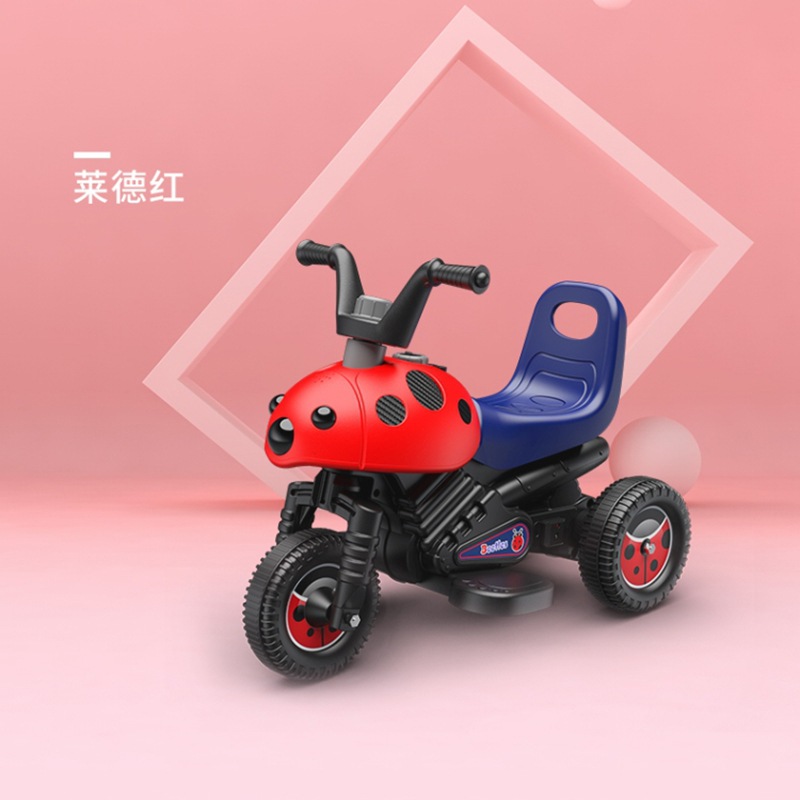 Children&#039;s Electric Motor 2-4 Years Old Baby Tricycle Armor Rechargeable Beetle Toy Car Le 8020