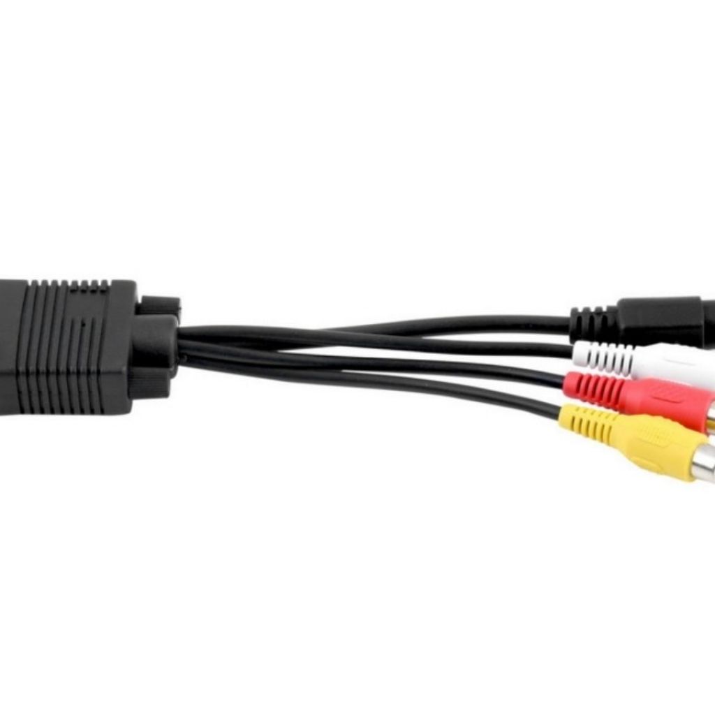 VGA to AV Cable Computer Connection HD TV Monitor S Terminal Lotus Video Cable Converter Three Color Difference Line VGA to AV Cable Computer Connection HD TV Monitor S Terminal Lotus Video Cable Converter Three Color Difference Line