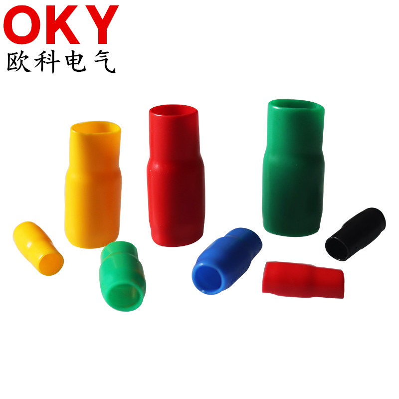 Cold Pressure Bear End Socket Insulated Teleflex Wiring Terminal Sheath Red Yellow Blue and Green Black Flame Retardant Cable Wire Color Sleeve