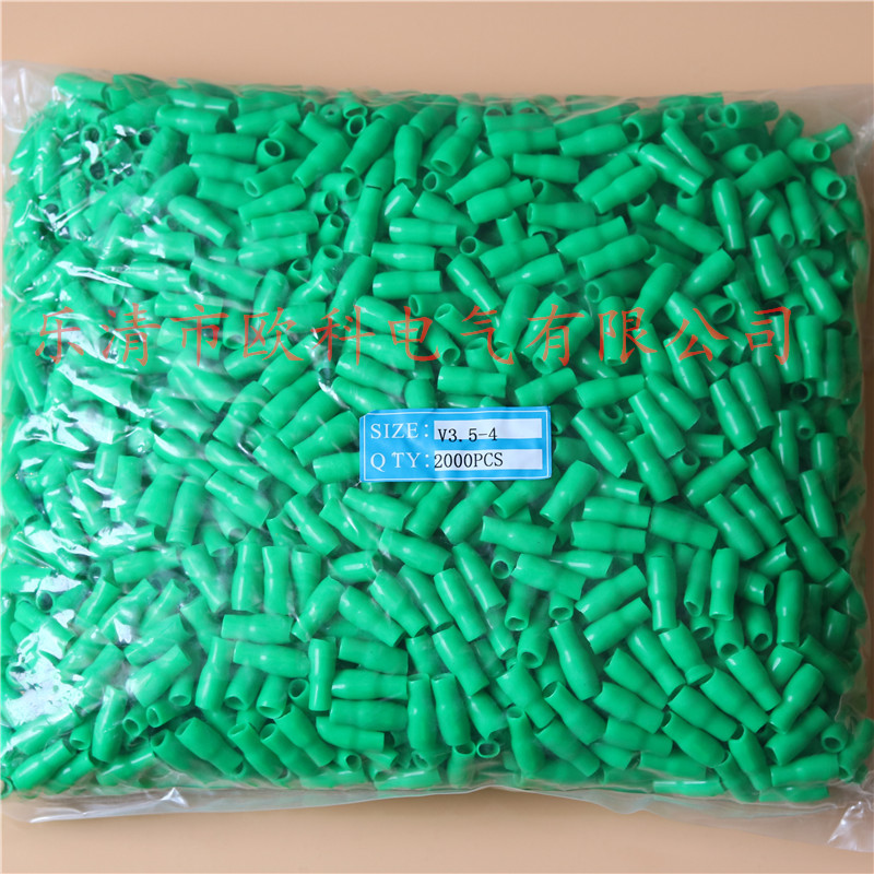 Cold Pressure Bear End Socket Insulated Teleflex Wiring Terminal Sheath Red Yellow Blue and Green Black Flame Retardant Cable Wire Color Sleeve
