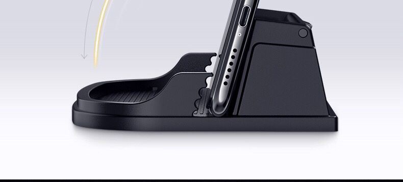 Car Phone Holder Multifunctional Dashboard Anti-Slip Mat Luminous Stop Sign Gravity Car Temporary Parking Number