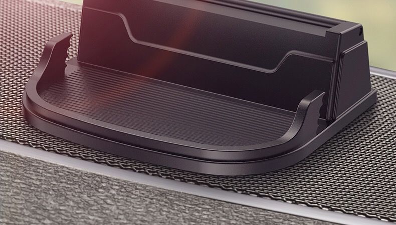 Car Phone Holder Multifunctional Dashboard Anti-Slip Mat Luminous Stop Sign Gravity Car Temporary Parking Number