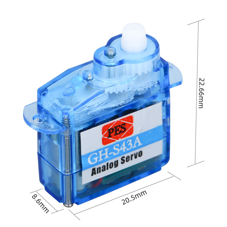 43G Plastic Tooth Simulation Steering Gear Smart Furniture Accessories Fixed Wing Small Motor Remote Control Model Whole
