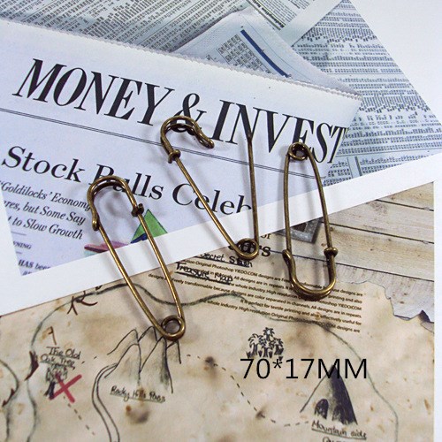 DIY Handmade Jewelry Accessories Retro Pin Base Support Handmade Hair Clips Material Hair Accessories Brooch Base Support