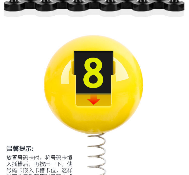 Bobblehead for Car Stop Sign Creative Car Moving Number Plate Car Luminous Ornaments Temporary Parking Sign Stop Sign Number Card