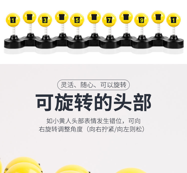 Bobblehead for Car Stop Sign Creative Car Moving Number Plate Car Luminous Ornaments Temporary Parking Sign Stop Sign Number Card