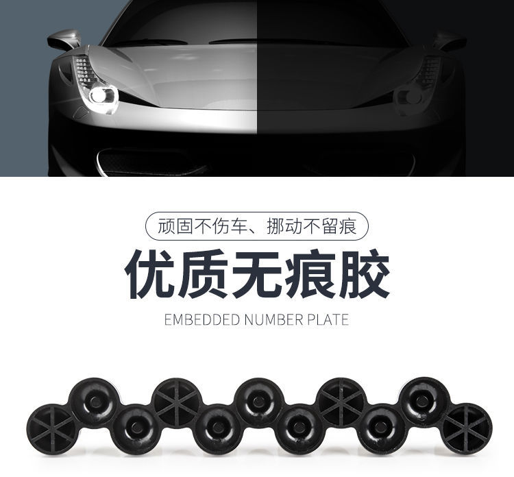 Bobblehead for Car Stop Sign Creative Car Moving Number Plate Car Luminous Ornaments Temporary Parking Sign Stop Sign Number Card