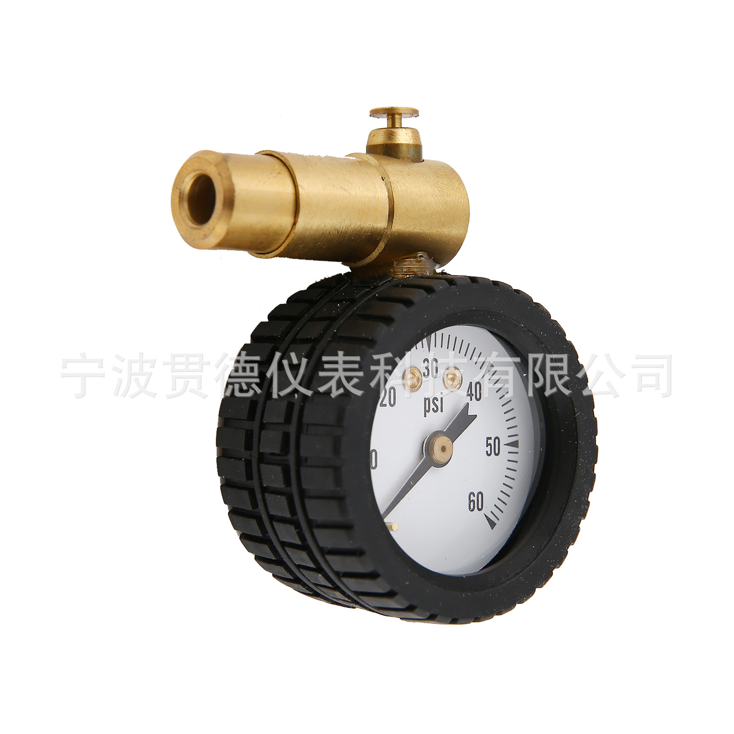 Pointer Tire Pressure Gauge MultiScale Gauge Disc with Discharge Switch Automobile Tire French Special Pressure Gauge