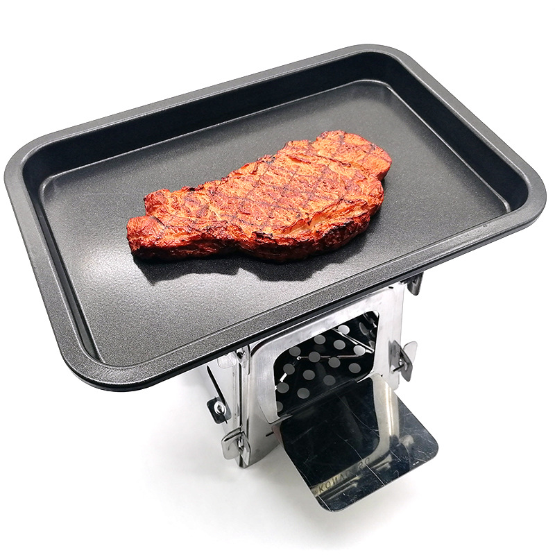 Oven Commercial Stainless Steel Folding Barbecue Rack Barbecue Machine Portable Outdoor Barbecue Oven Small Household