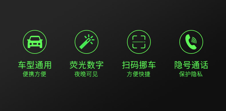 New Car Load Temporary Parking Number Plate Multi-Function QR Code Car Shift Stop Sign Smart Car Moving Phone Card New Car Load Temporary Parking Number Plate Multi-Function QR Code Car Shift Stop Sign Smart Car Moving Phone Card
