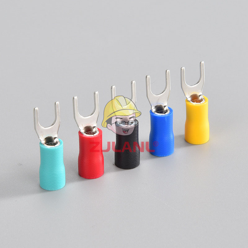 Pre-Insulation End Socket Y-Type Cold Compression Terminal U-Shaped Pre-Insulated Terminal Cold-Pressure Connection Terminal