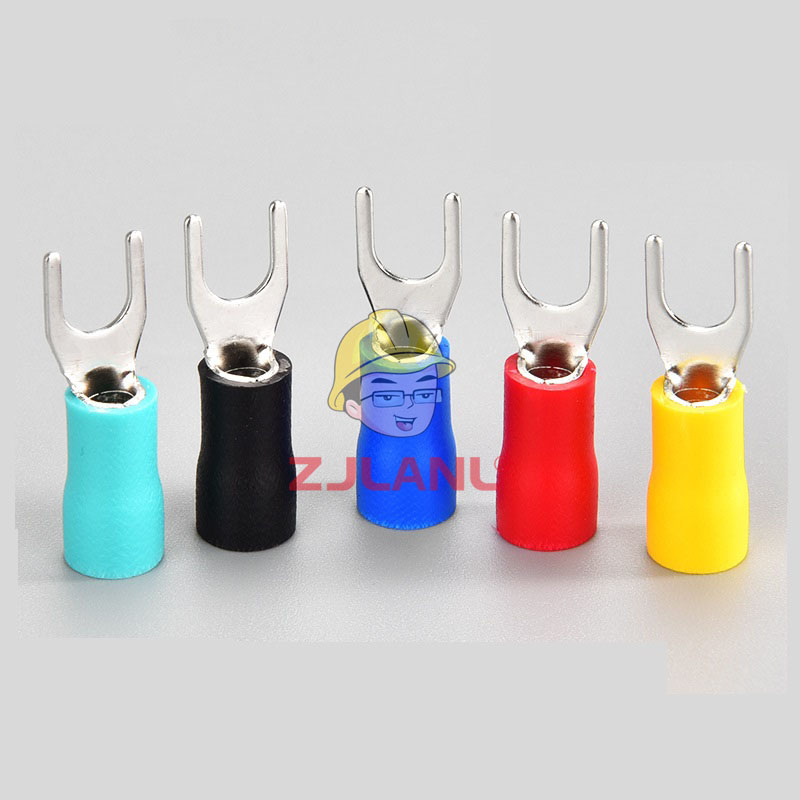 Pre-Insulation End Socket Y-Type Cold Compression Terminal U-Shaped Pre-Insulated Terminal Cold-Pressure Connection Terminal