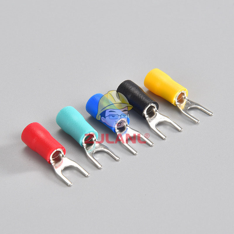 Pre-Insulation End Socket Y-Type Cold Compression Terminal U-Shaped Pre-Insulated Terminal Cold-Pressure Connection Terminal
