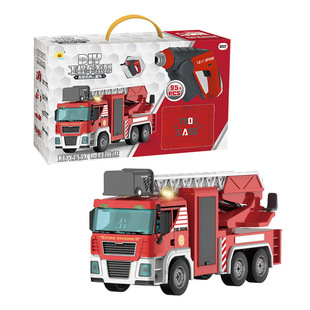 Free Shipping Children's Toy Car Boy Return Car Engineering Car Fire Truck Military Car Sanitation Car Road Sign Portable Box