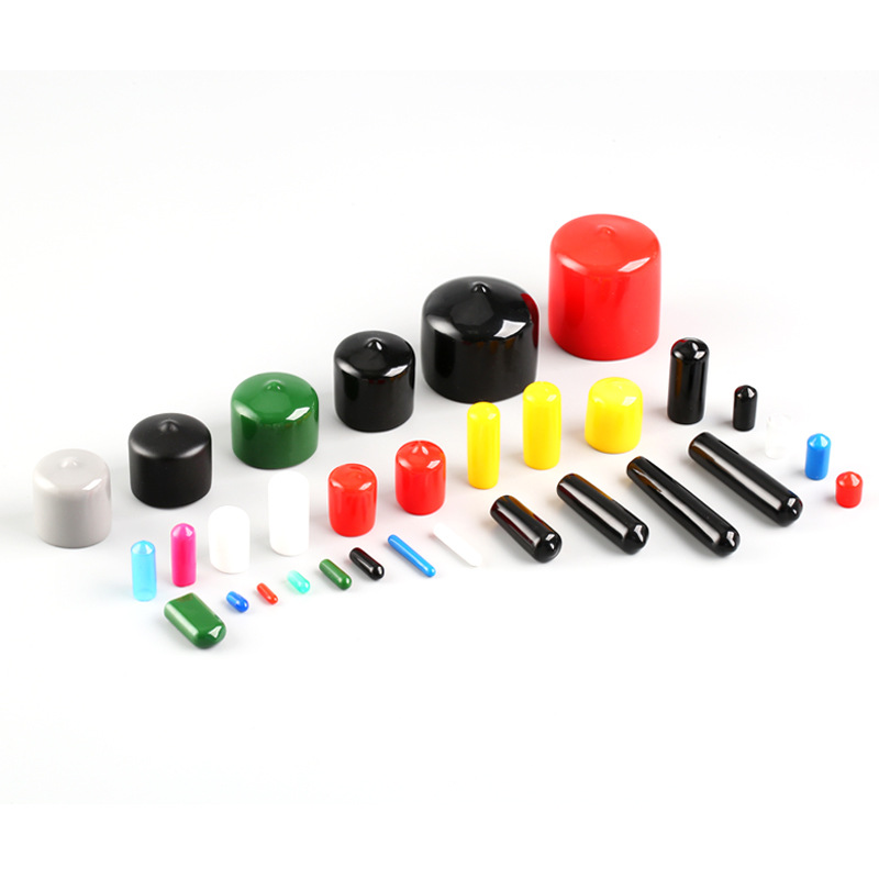 Zhongtian Sheath Plastic Dipping Swimming Cap Plastic Rubber Sleeve Protective Cap PVC End Terminal External Thread Rubber Protective Sleeve