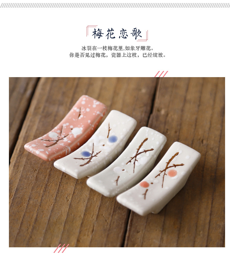 Support Chopstick Holder Storage Chopstick Rack Chopsticks Shelf Snowflake Porcelain DinnerWare Creative Underglaze Support Chopstick Holder Storage Chopstick Rack Chopsticks Shelf Snowflake Porcelain DinnerWare Creative Underglaze