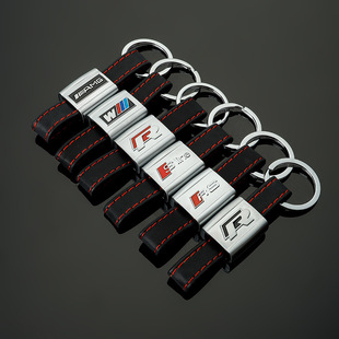 Cross-Border M Three-Color Sports Sign Audi Sline Audi RS Volkswagen R AMG Mercedes-Benz Car Logo Keychain Pendant Cross-Border M Three-Color Sports Sign Audi Sline Audi RS Volkswagen R AMG Mercedes-Benz Car Logo Keychain Pendant