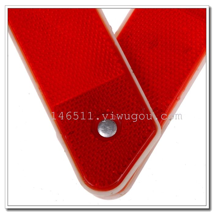 Reflective triangle parking warning sign tripod triangle warning frame folding design Reflective triangle parking warning sign tripod triangle warning frame folding design
