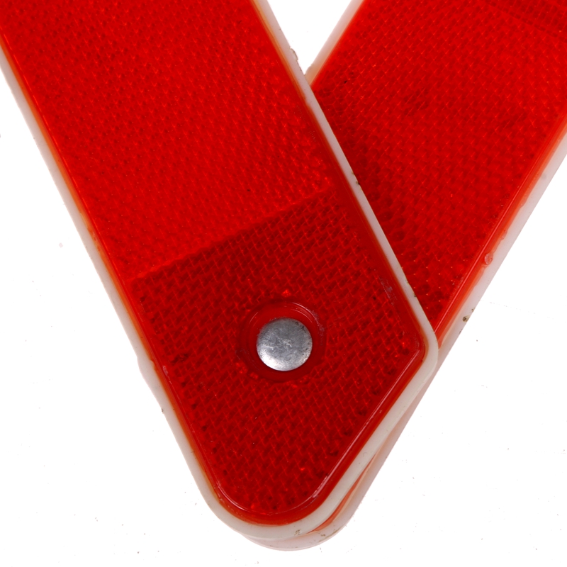 Reflective triangle parking warning sign tripod triangle warning frame folding design